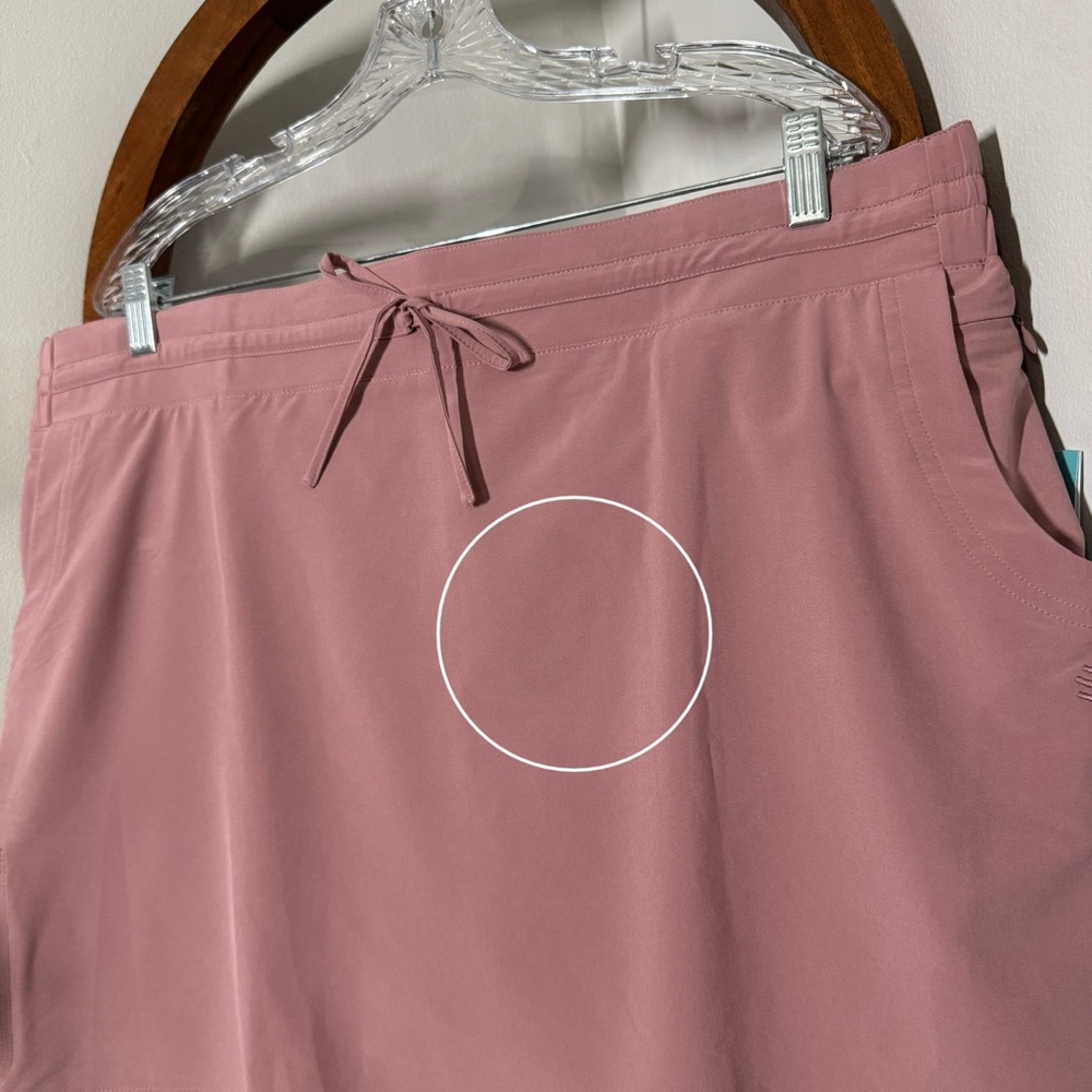 Coolibar XL Pink Mendocino Travel Skirt Skort Elastic Waist NEW - Picture 11 of 11